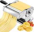 YASHE 3-in-1 Pasta Maker with Cleaning Kit, Adjustable Thickness Settings Pasta Maker Machine with Pasta Roller and Cutter, Dual Width Noodle Maker for Pasta, Spaghetti, Fettuccine, Lasagna
