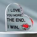 Love Acrylic Plaque Boyfriend Gifts for Him Husband Gifts from Wife Birthday Valentines Day Gifts for Him Her Gifts for Wife on Anniversary I Love You Gifts for Him Her Gifts for Girlfriend