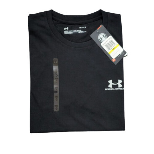 (M, BLACK ) MEN UNDER ARMOUR SHORT SLEEVE T SHIRT -COTTON