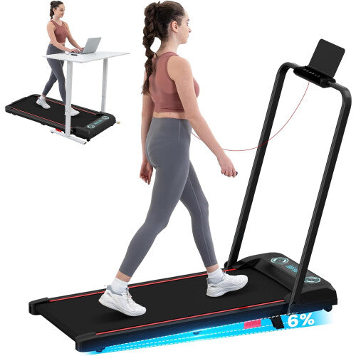 CITYSPORTS Treadmill,Folding Treadmills with Incline Safety Key 12KM/H