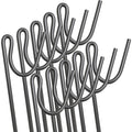 Strong Fencing Pins 10 Pack 1.5m x 8mm Steel Road Barrier Fence Stakes Signage