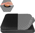 Large Gel Seat Cushion For Long Sitting With Non-Slip Covers,Soft & Breathable For Chair,Gaming,Car,Office,Desk Chair and Wheelchair,Office Pads (42 x 36cm-Blue) (Grey-45 x 45cm)