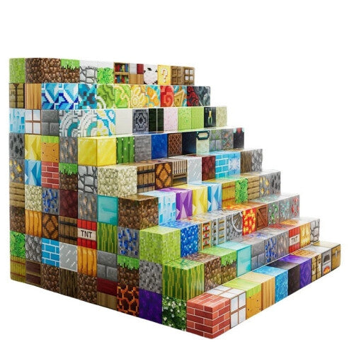 200-Piece Minecraft Magnetic Building Blocks Set - Educational STEM Toy for Kids, Creative Construction Gift (Ages 3+)