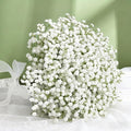 6 Pcs Artificial Flowers, Faux Flowers Real Touch Gypsophila Artificial Flowers Babys Breath Bouquets Fake Flowers for Wedding, Party, Diy Floral Arrangements, Home Decoration