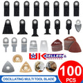 100XMulti Tool Saw Blade Set Carbide Metal Wood for Dewalt Makita Fein