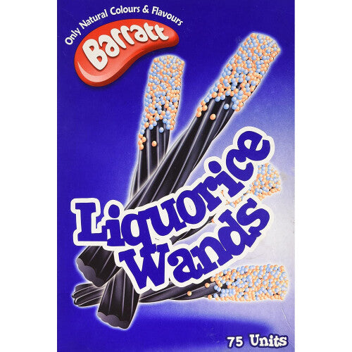 Barratt Liquorice Wands 16gm (75 Pieces)
