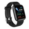 Smartwatch with Blood Pressure, Heart Rate Monitor & Waterproof Fitness Tracker - Android & iOS Digital Wrist Watch for Men & Women