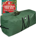 Holiday Cheer Christmas Tree Storage Bag – Heavy Duty Christmas Tree Bag Fits Up to 7.5ft Tall Artificial Christmas Tree, Waterproof with Durable Handles & Zipper – Xmas Tree Storage Bag (Green)