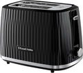Russell Hobbs Eden 2 Slice Toaster (6 Browning settings, High lift feature, Frozen, reheat, cancel functions, Removable crumb tray, 800W, Black) 27371