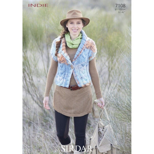 Sirdar Knitting Pattern 7108 Women 32 inch - 42 inch Cardigans