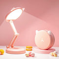 One Fire Pink Lamp, 3600mAh & 17Hrs of Use Kids Reading Light, Dimmable Cute Room Decor, Cute Stuff for Girls Bedroom Decor, for Kids Bedside Table Pink[Energy Class A]