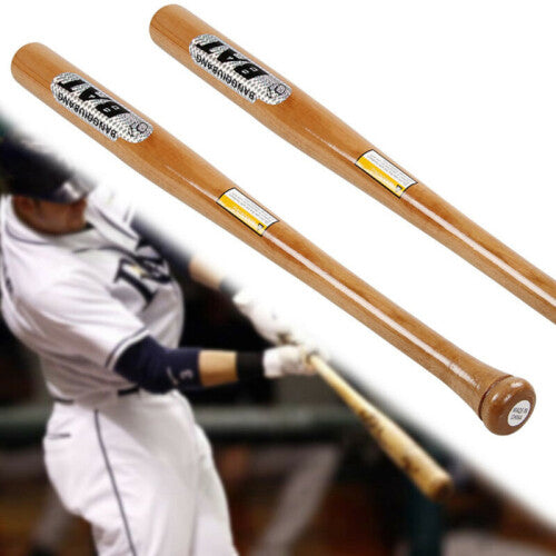 Heavy Duty Wooden Baseball with or without Softball Bat size 32"