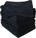 Furniture Clinic Pack of 10 Microfibre Cloths – Lint Free - Black Cleaning Cloths - Reusable and Washable