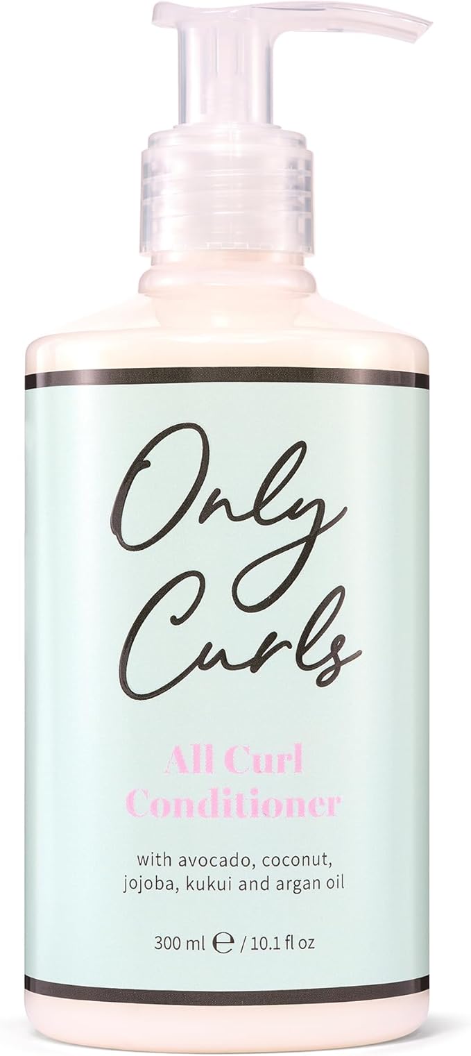 Only Curls All Curl Conditioner, 300ml, Curly Hair Care Conditioner, Silicone-Free, Gentle Formula, Hydrating, Gentle & Detangling, Soft, Defined, Frizz-Free Curls, For All Curly Hair Types