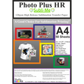 A4 120gsm HR Sublimation Heat Press Transfer Paper - 50 sheets for Mugs & T-Shirts