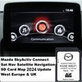 MAZDA SkyActiv 2,3,6,CX-3.CX-5, CX-9, MX-5 SD CARD NAVIGATION MAP 2024