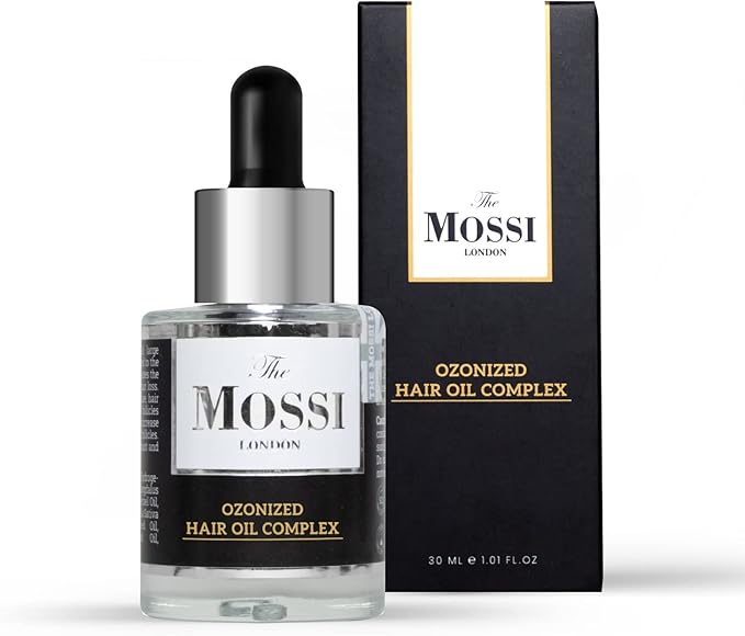 The Mossi Ozonized Scalp Oil Hair growth Complex, Hair Growth Oil For Man, Woman, Scalp Treatment, All Hair Types (1.01 fl Oz. - 30 ml)