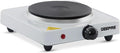 Geepas 1000W Single Hot Plate Precise Table Top Cooking – Cast Iron Heating Plate - Portable Electric Hob Single Burner with Adjustable Thermostat for Home Kitchen Camping & Caravan Cooking, Compact