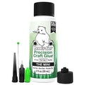 Bearly Art Precision Craft Glue - The Mini - 2fl oz with Tip Kit - Acid Free Archival - Strong Hold Adhesive - Ideal for Fine Paper Crafting Scrapbooking and Card Making - Made in USA