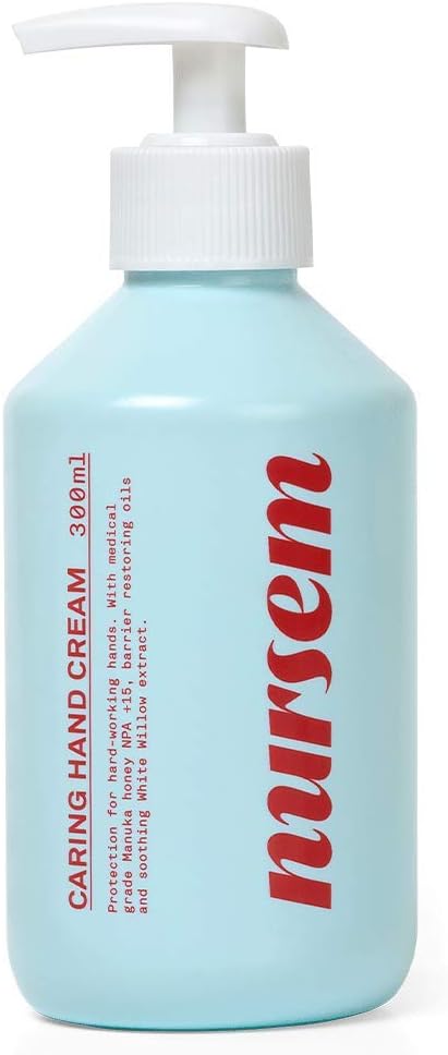Hand Cream for Dry, Cracked Hands - Fast-Absorbing & Moisturizing, Soothes Sensitive Skin, by Nursem (300ml, Bergamot)