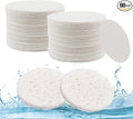 Lanjue 60 Count Facial Sponges Cleansing, White Compressed Face Sponges Cleansing Natural Wood Pulp Cotton Face Washing Sponge Cosmetic Sponges for Makeup Removal Exfoliating(2.5 Inch)