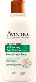 Aveeno Scalp Soothing Haircare Volumising Conditioner, Fresh Green Blend, with Colloidal Oat Extract, for Fine Hair, Soothes Dry, Itchy & Flaky Scalp, pH Balanaced, Clinically Proven, 300ml