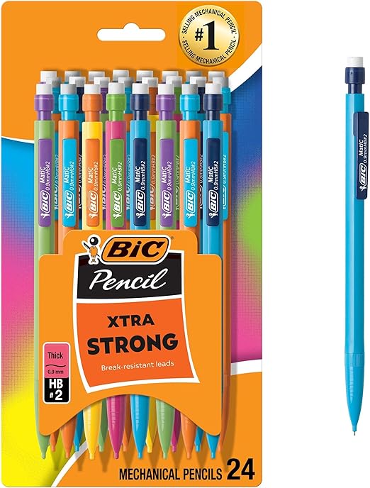 Bic Extra Strong Mechanical Pencils 2, Multi-Colour