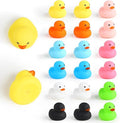 Rubber Ducky Bath Toys,18PCS Water Duck Toys for Paddling Pool Mini Bath Ducks for Kids
