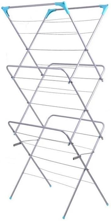 Easy Shopping 3 Tier Foldable Clothes Airer Laundry Concertina Towel Dryer Horse Baby Kids Indoor Outdoor Patio