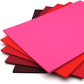 Hawksbill A4 Red Card 220gsm – 60 Sheets 5 Shades of Red – Premium Coloured Cardstock for Arts Crafts Scrapbooking & Cutting Machines