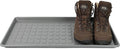 DIVCHI Grey Plastic Boot Tray With Raised Edges | Multipurpose Entryway Shoe Tray | Pet Food Mat | Tools Storage