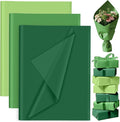PLULON 60 Sheets Green Tissue Paper Bulk, Green Tissue Paper Sheets for Gift Bags for Saint Patrick's Day Gift Wrapping Birthday Wedding Holiday Flower