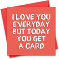 Funny Valentine's Day Card for Him or Her - Valentine's Day Card for Girlfriend, Boyfriend, Husband or Wife - Valentine's Day Card for Fiance Fiancee - Valentine's Day Card