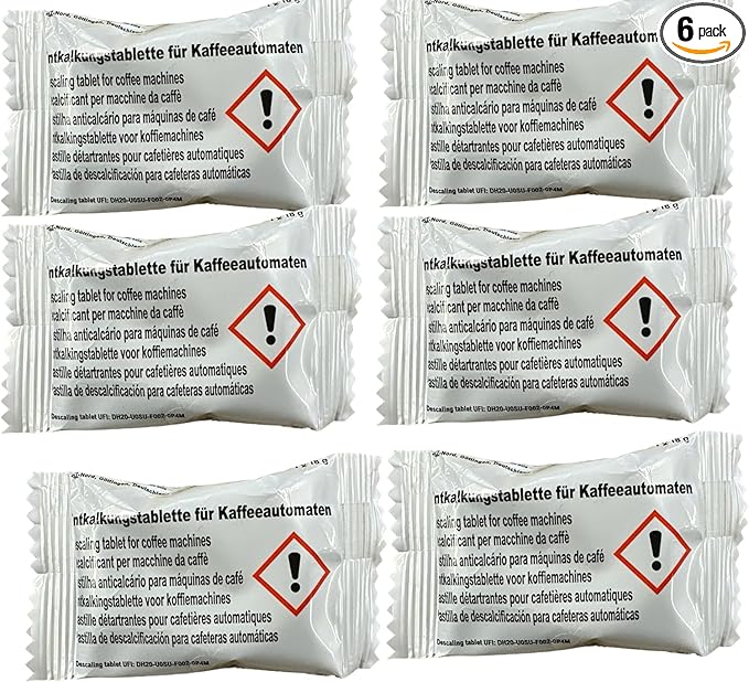 Quailitas Descaling Tablets, Pack of 6 For Tassimo,Nespresso