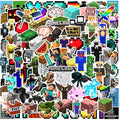 100PCS Game Stickers, Cartoon Gaming Stickers for Kids Teens Adults, Waterproof Vinyl Decals for Phone, Laptops, Water Bottles, Skateboards & Party Bags
