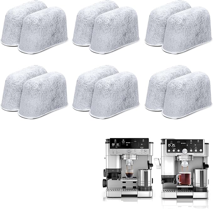 Water Filter Inserts for Ninja Luxe Cafe Accessories – 12 Pack