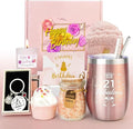 Epessa 21st Birthday Gifts for Her, Presents for Her, Gifts for Women Turning 21, Personalised Birthday Hampers for Best Friends, Bestie, Sister, Daughter, Niece