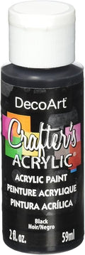 DecoArt Acrylic Paint, Black, 59ml