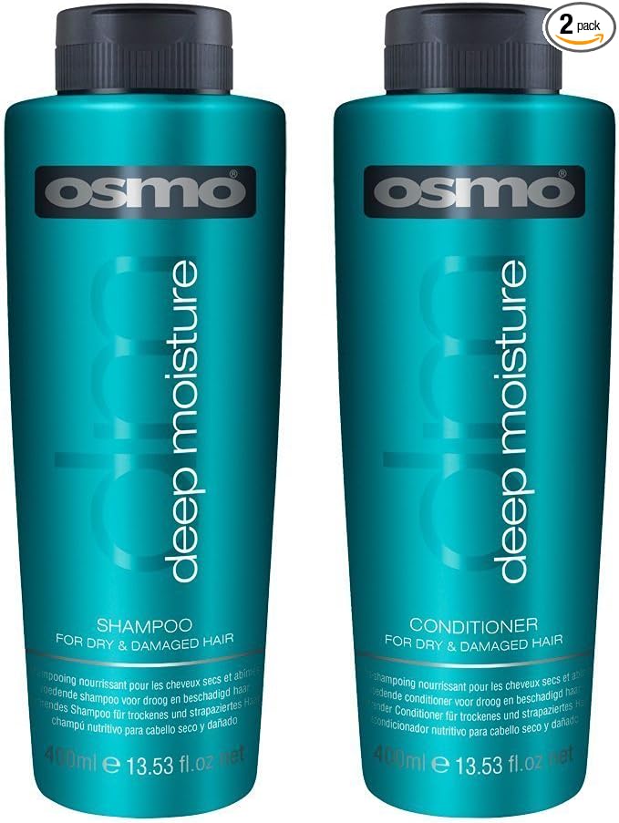 Osmo Deep Moisture Hair Shampoo & Conditioner 400ml Professional Home & Salon