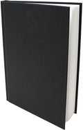 Artway Studio – Casebound A5 Sketchbook – Portrait - 92 Sides/46 Pages of 170gsm Cartridge Paper – Black Hardback Sketchbook