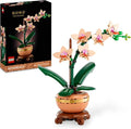 LEGO Botanicals Mini Orchid - Artificial Flowers Building Set for Adults - Indoor Plant w/a Terracotta Style Flowerpot - Home Decor Gift for Women - Valentine's Day Treat - 10343