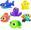 No Hole Mould Free Baby Bath Toys for Toddlers 1-3,infant Bathtub Toys for Babies 6-12-18 Months,Shower Toys Pool Toys for 1 2 3 4 Years Old Boys Girls Kids