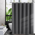 Shower Curtain for Bathroom Anti Mould and Mildew Resistant,100% PEVA Waterproof 180 x 180 cm (71 x 71 Inch),Includes 12 Pcs Curtain Hooks,Grey