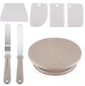 Cake Decorating Kits Supplies Include 1 Cake Turntable 2 Icing Spatula 4 Icing Smoother Scraper by WJIASI