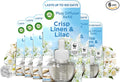 Air Wick |Crisp Linen & Lilac |Plug in Air Freshener Refill |19ml| Pack of 6