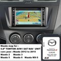 (MODELS 2012-2014 - ONLY WITH THIS TYPE OF SCREEN) Latest maps for Mazda 2,3,6,MX5, CX3,CX5,CX9,CX80