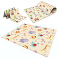 2Side Baby Play Mat Crawling Soft Blanket Folding Cartoon Waterproof Picnic Carp