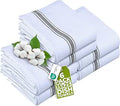 Utopia Towels - Dish Towel, 15x25 Inches, 100% Ring Spun Cotton Super Absorbent Linen Kitchen Towels, Soft Reusable Cleaning Bar and Tea Towels Set (6 Pack, Black)