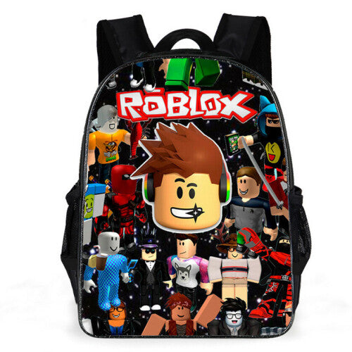 (Pattern 02) Roblox Backpack Kids School Bag Bookbag bag