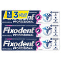 Fixodent Professional Ultimate Denture Adhesive Cream for Full and Partial Dentures  1.8 oz  3 Pack